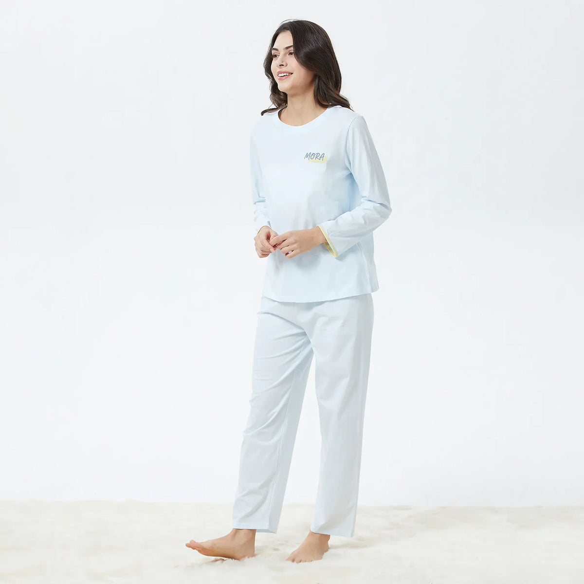 Embroidery Pajama Set-2Pc for Women Image