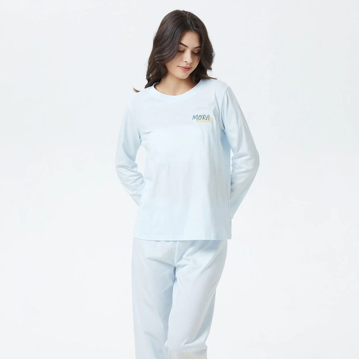 Embroidery Pajama Set-2Pc for Women Image