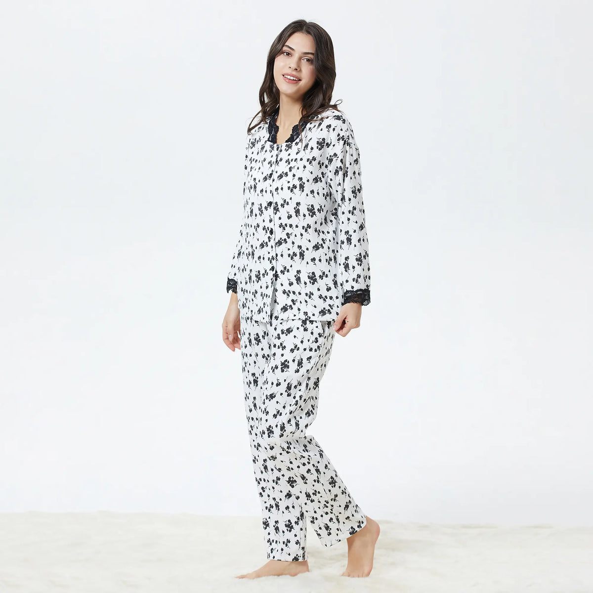 Floral Pajama Set-2Pc for Women Image