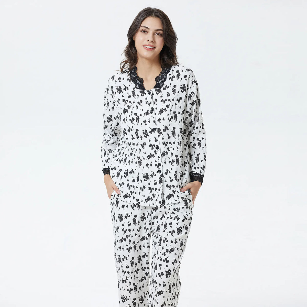 Floral Pajama Set-2Pc for Women Image
