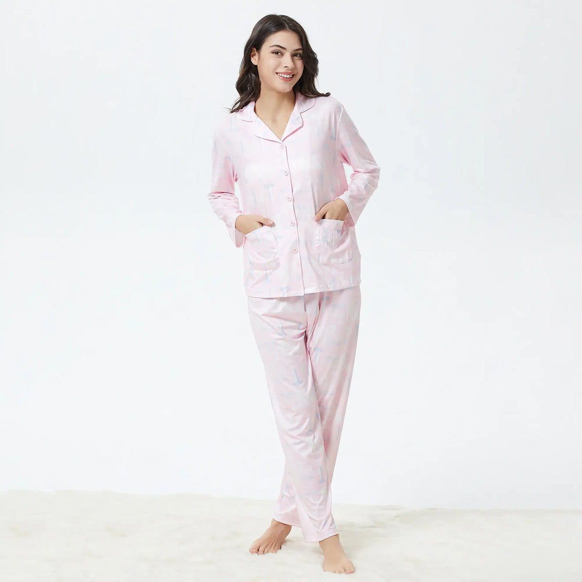Printed Pajama Set-2Pc for Women Image