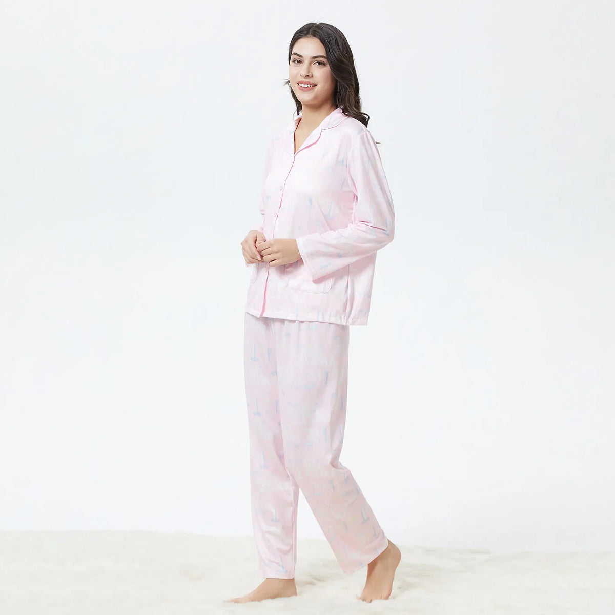 Printed Pajama Set-2Pc for Women Image