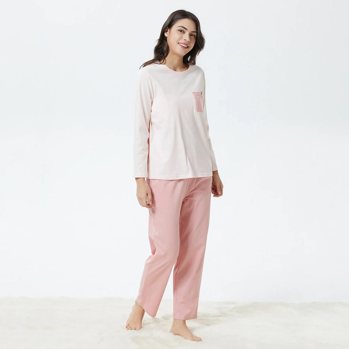Plain Pajama Set-2Pc for Women Image