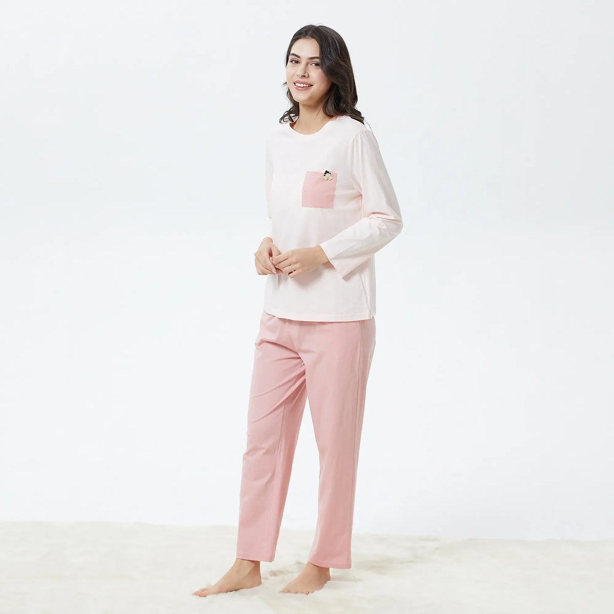 Plain Pajama Set-2Pc for Women Image