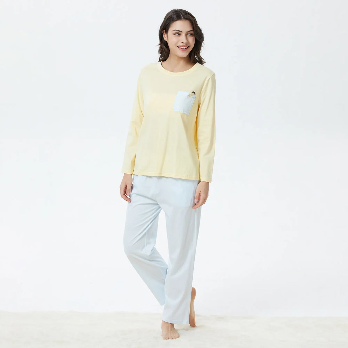 Plain Pajama Set-2Pc for Women Image