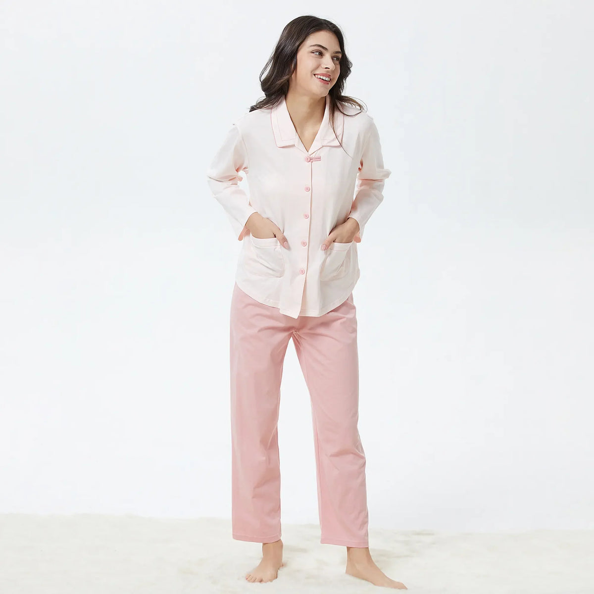 Plain Pajama Set-2Pc for Women Image