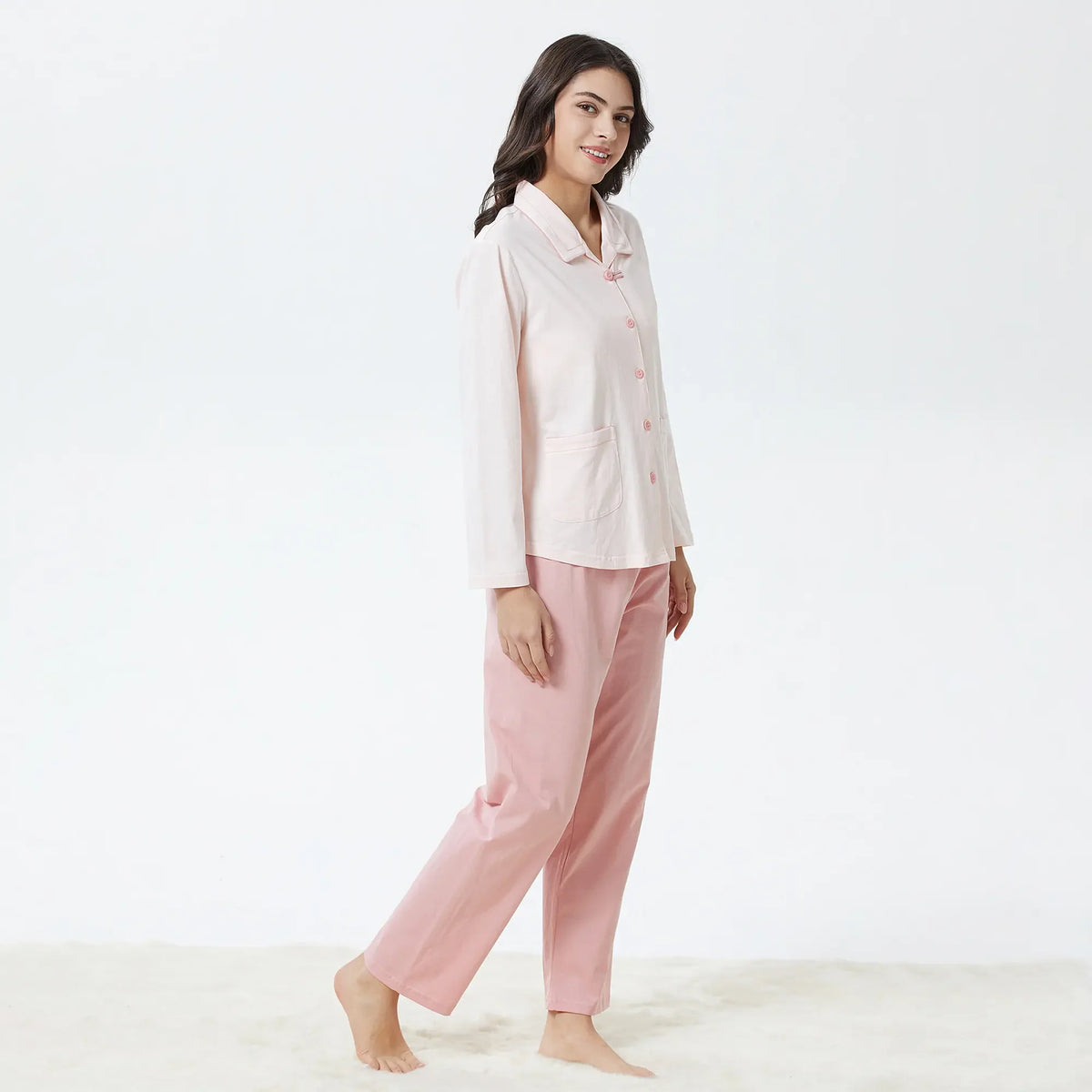 Plain Pajama Set-2Pc for Women Image