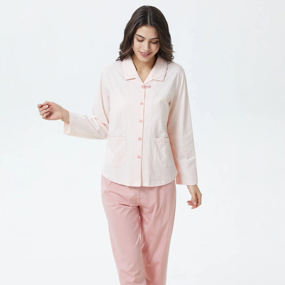 Plain Pajama Set-2Pc for Women Image