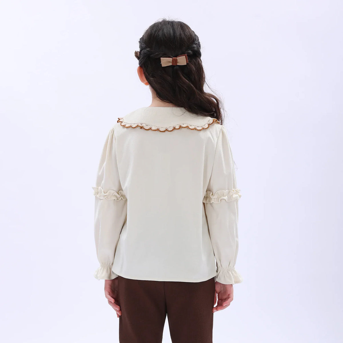 Casual Floral Shirt for Girls Image