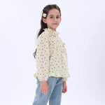 Casual Floral Shirt for Girls Image