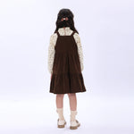 Casual Plain Dress for Girls Image