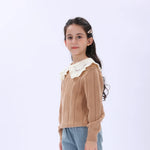 Casual Jacquard Sweater for Girls Image