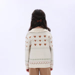 Casual Jacquard Sweater for Girls Image
