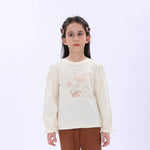 Casual Printed T.Shirt for Girls Image