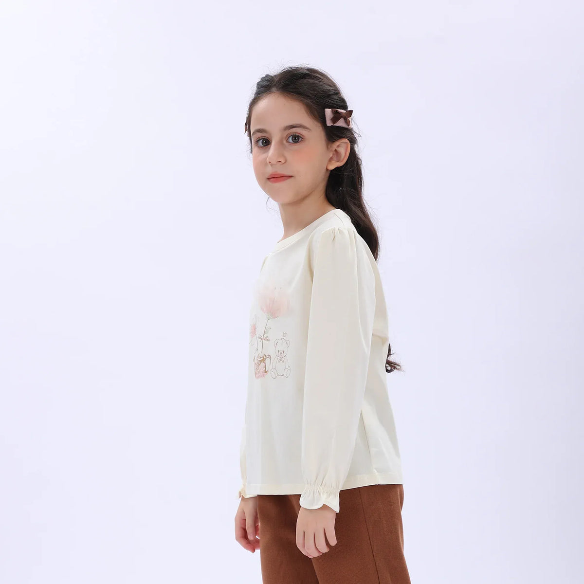 Casual Printed T.Shirt for Girls Image