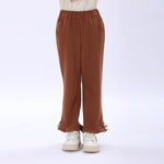 Casual Plain Pants for Girls Image