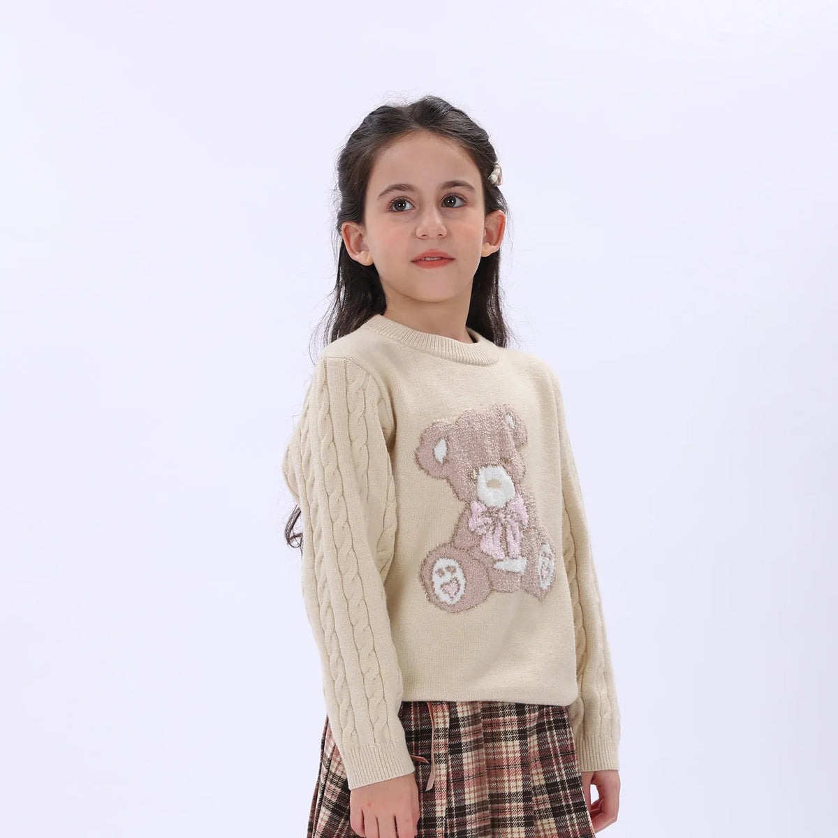 Casual Embroidery Pullover for Girls Image