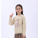 Casual Embroidery Pullover for Girls Image