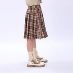 Casual Checked Skirt for Girls Image