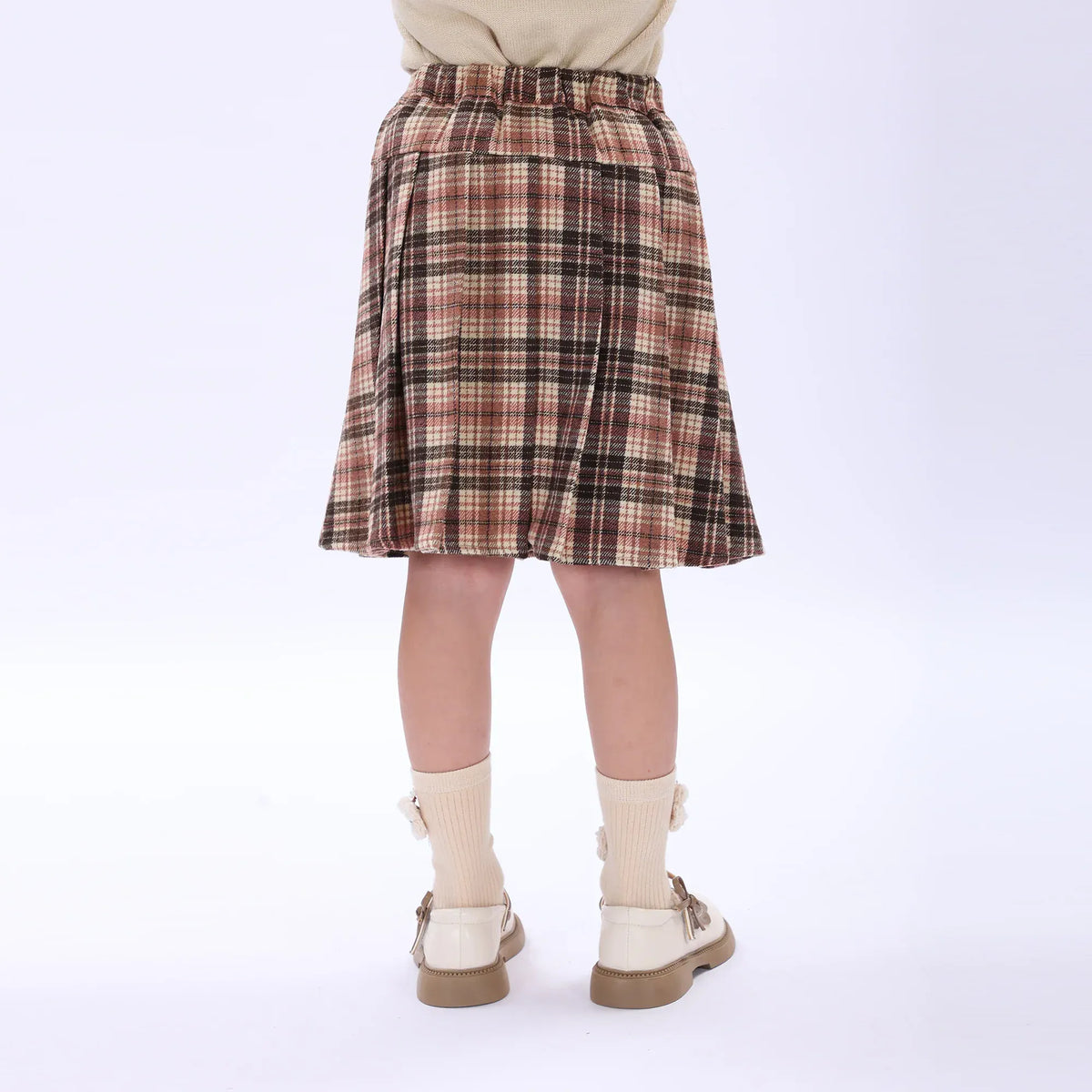 Casual Checked Skirt for Girls Image