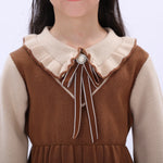 Casual Color-Blocked Dress for Girls Image