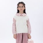 Casual Jacquard Waistcoat for Girls Image