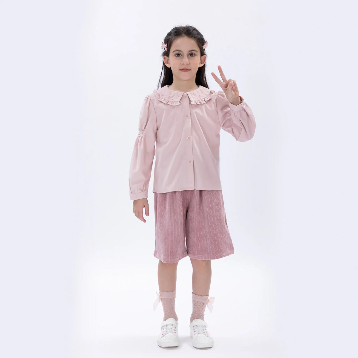 Casual Floral Shirt for Girls Image