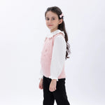 Casual Jacquard Waistcoat for Girls Image
