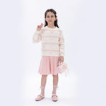Casual Jacquard Sweater for Girls Image