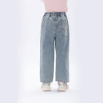 Casual Washed Jeans Pants for Girls Image