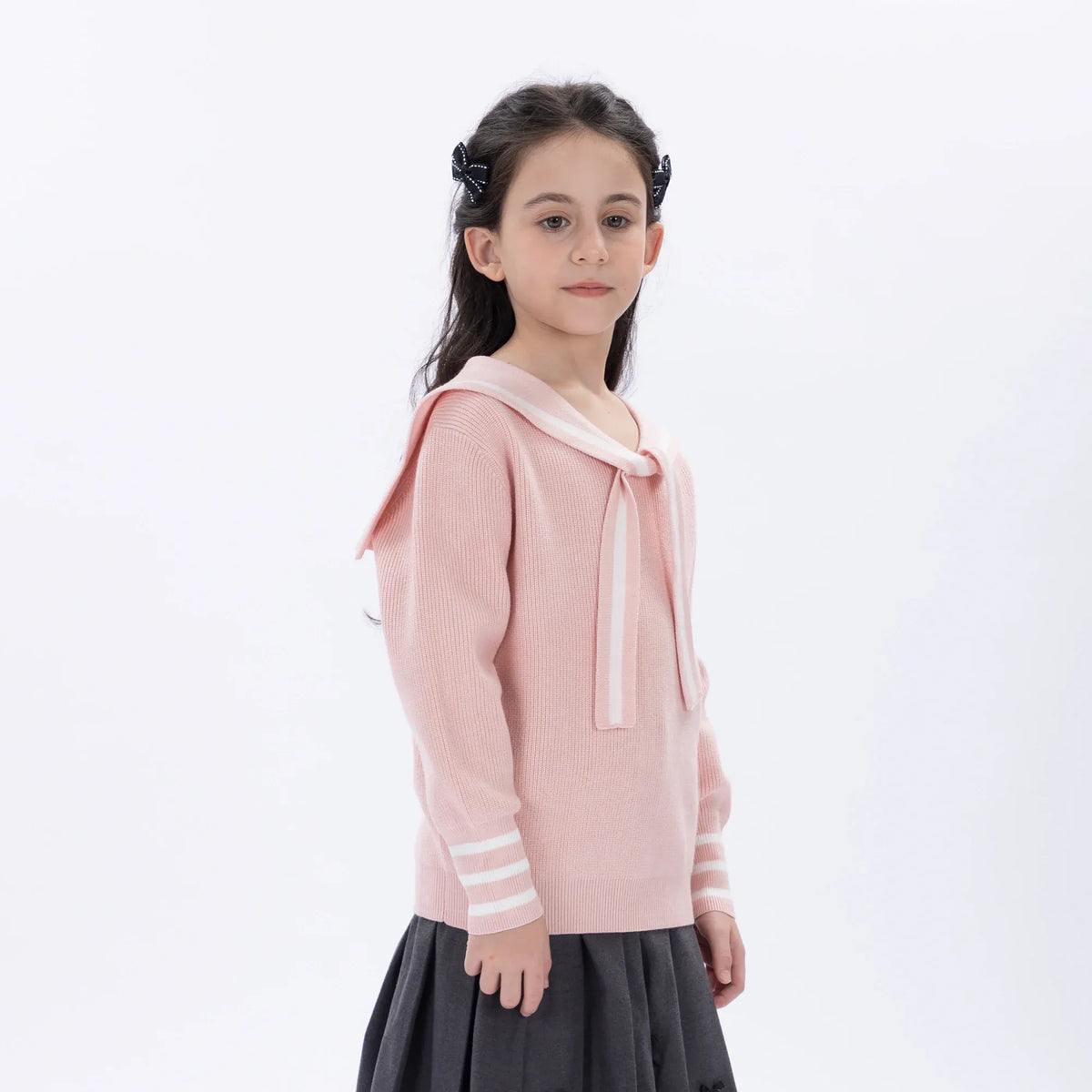 Casual Embroidery Sweater for Girls Image