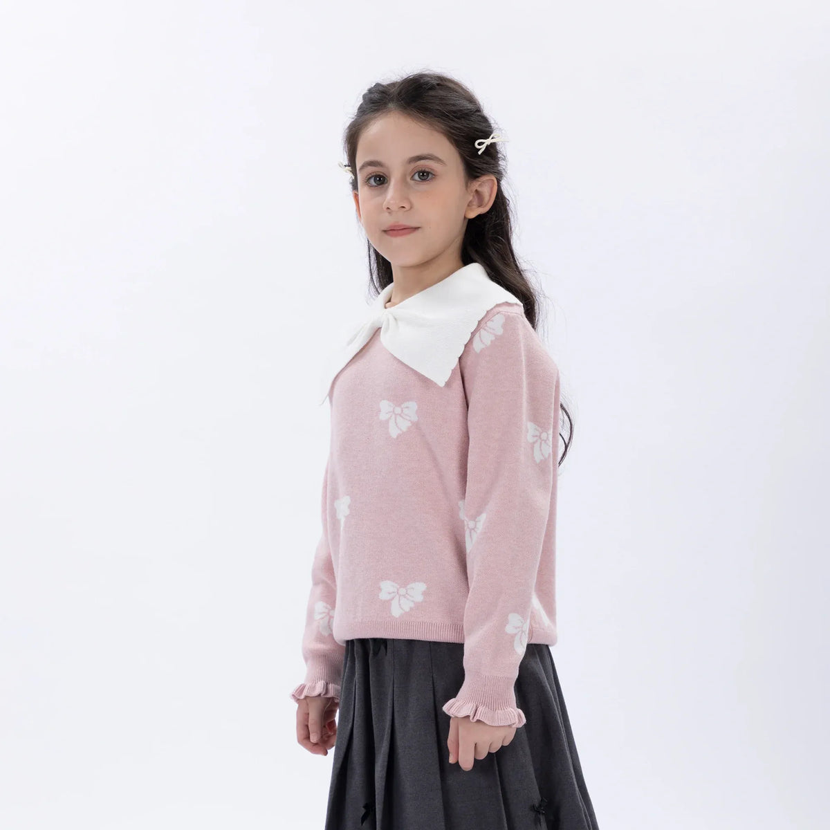 Casual Embroidery Sweater for Girls Image