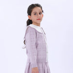 Casual Checked Jacket for Girls Image