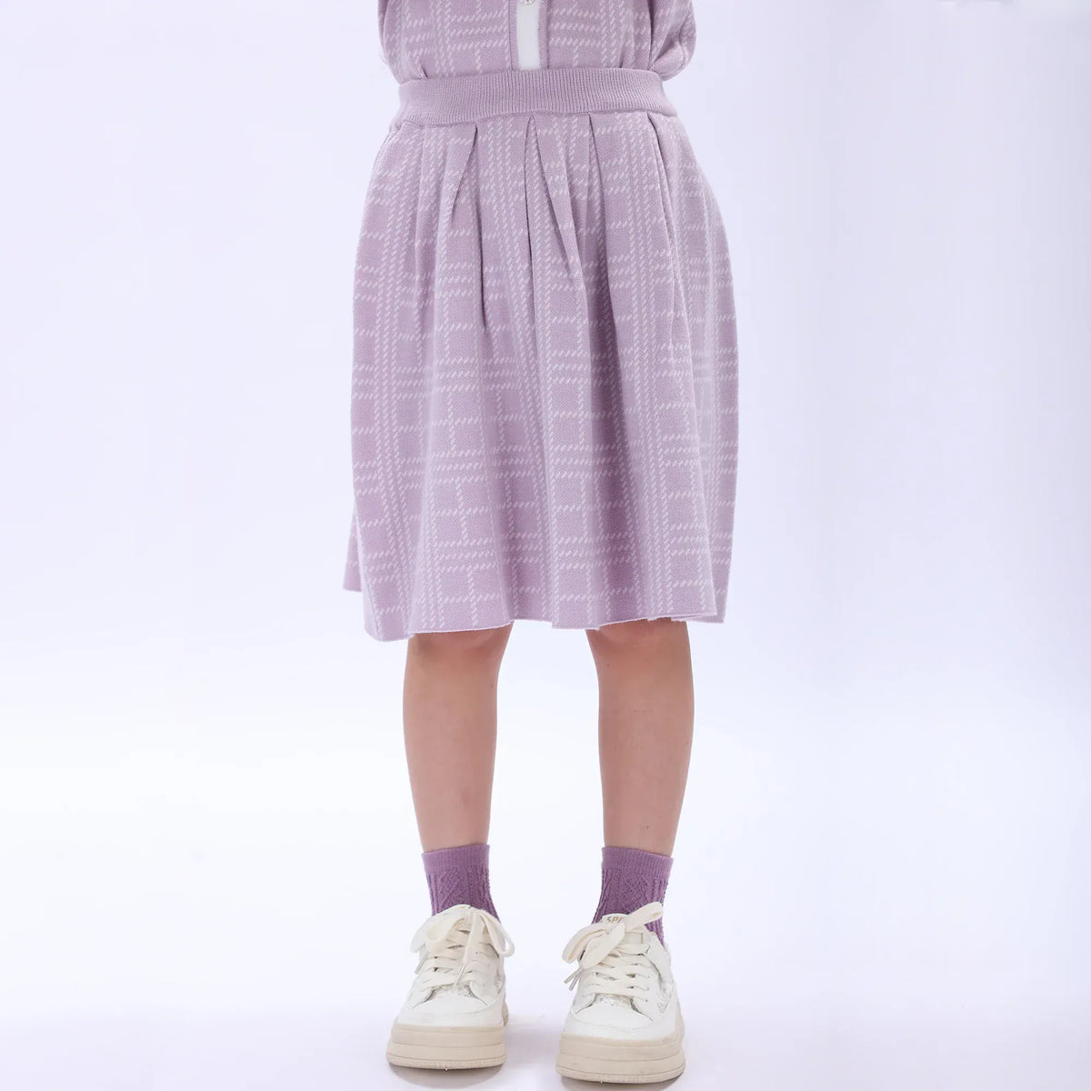 Casual Checked Skirt for Girls Image