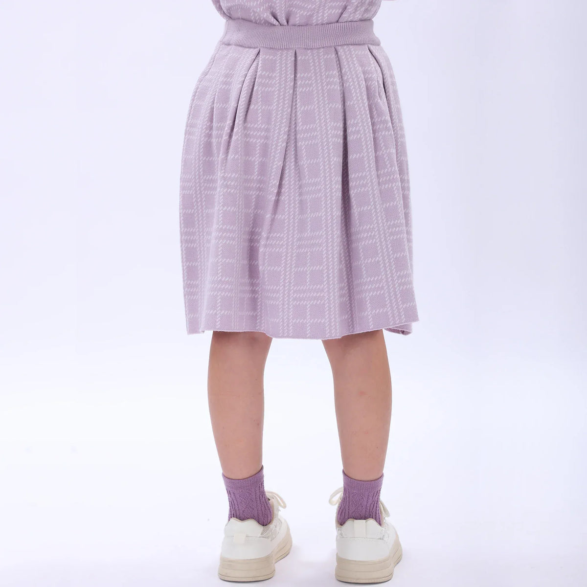 Casual Checked Skirt for Girls Image