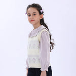 Casual Floral Waistcoat for Girls Image