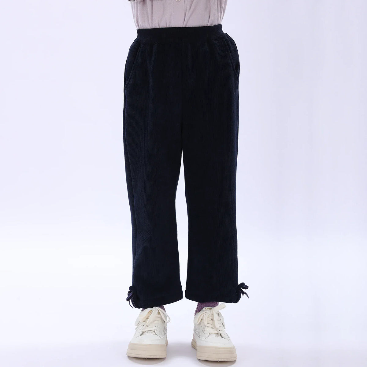 Casual Plain Pants for Girls Image