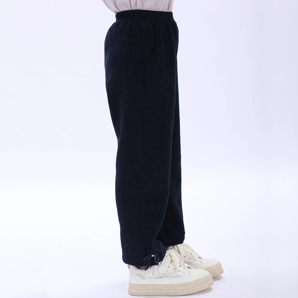 Casual Plain Pants for Girls Image