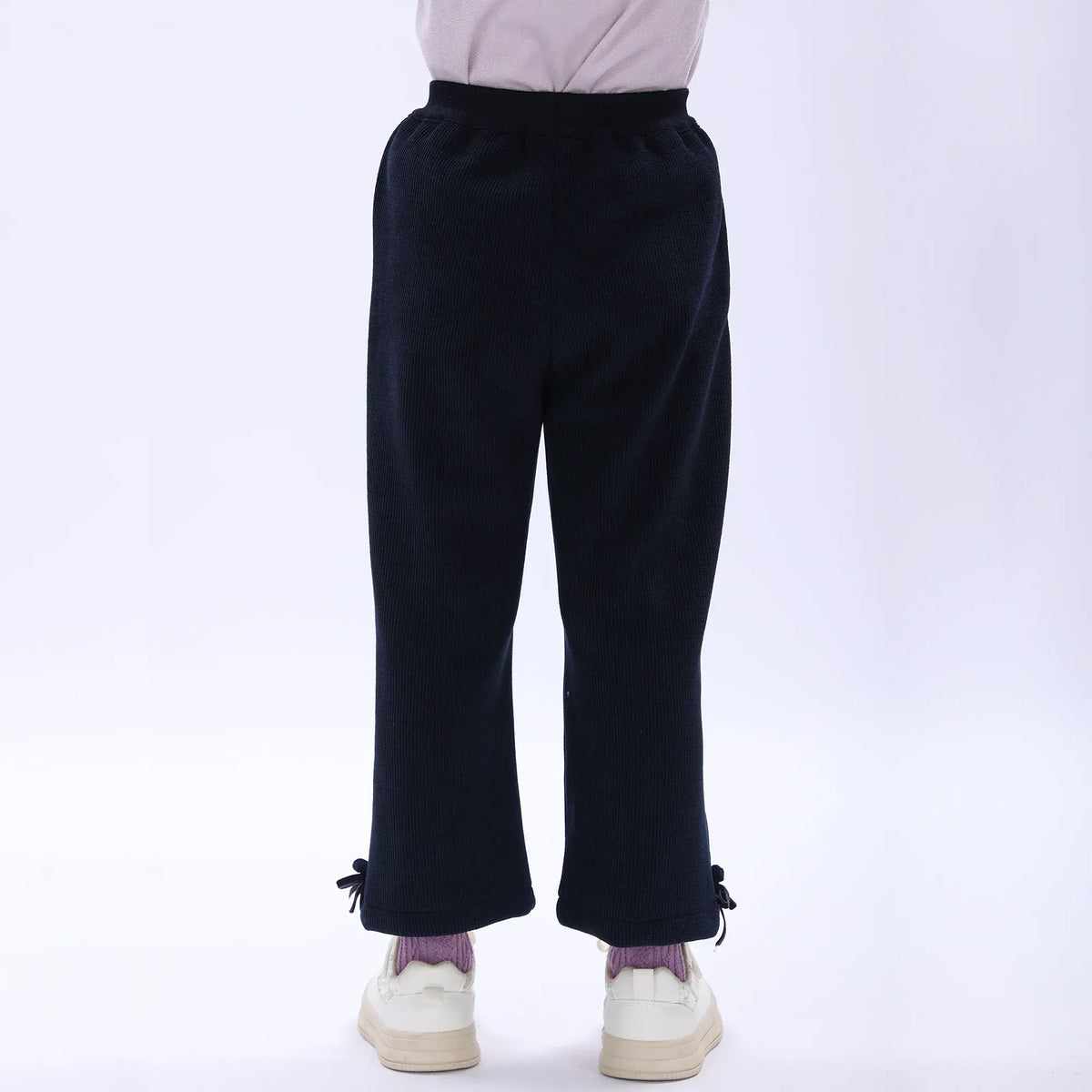 Casual Plain Pants for Girls Image