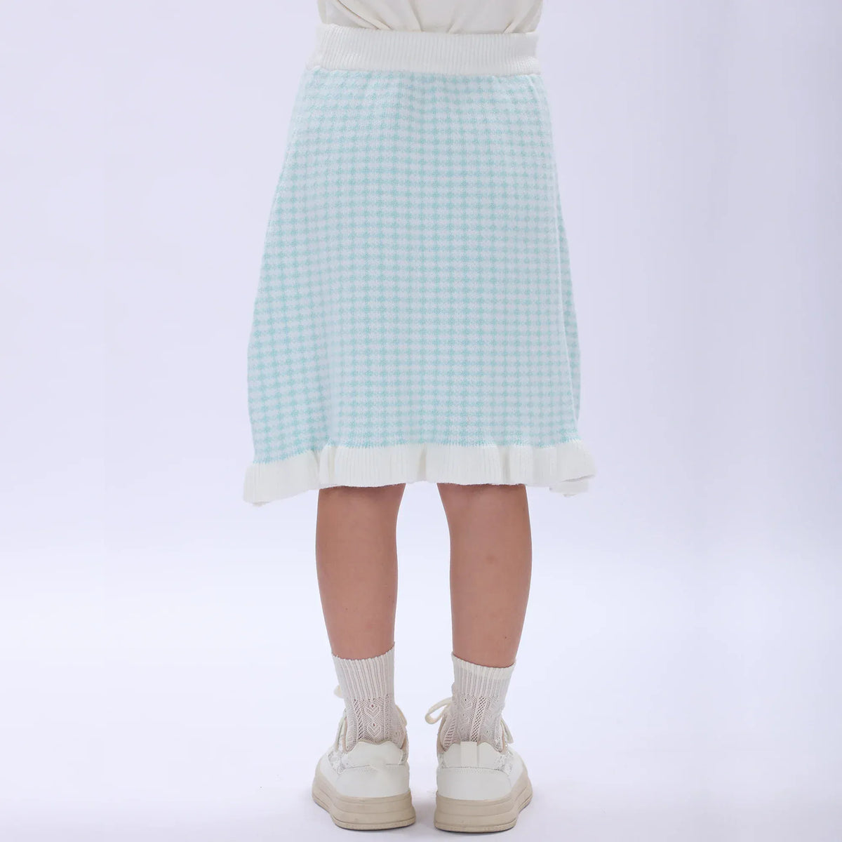 Casual Checked Skirt for Girls Image