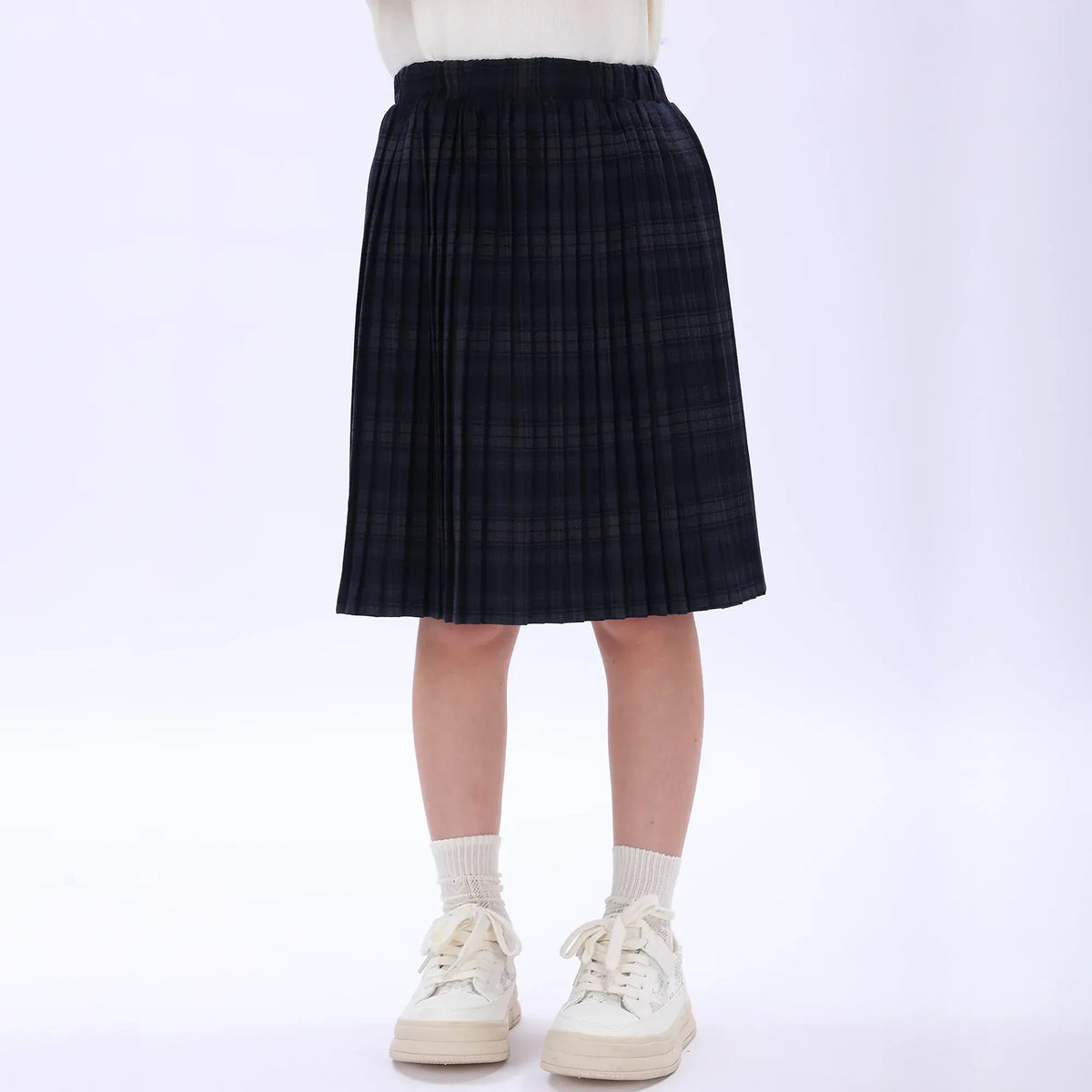 Casual Checked Skirt for Girls Image