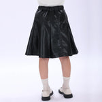 Casual Plain Skirt for Girls Image