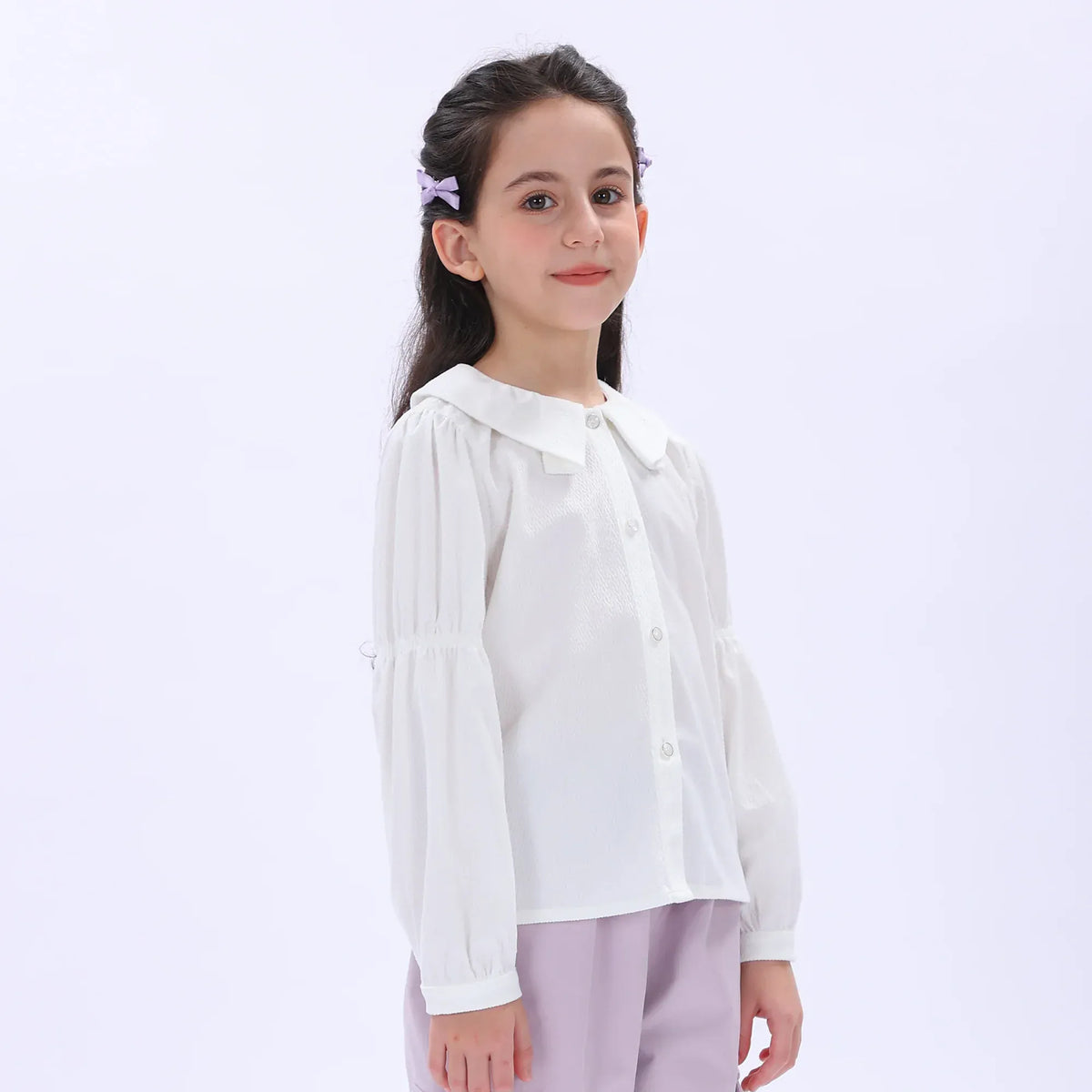 Casual Jacquard Shirt for Girls Image