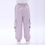 Casual Plain Pants for Girls Image