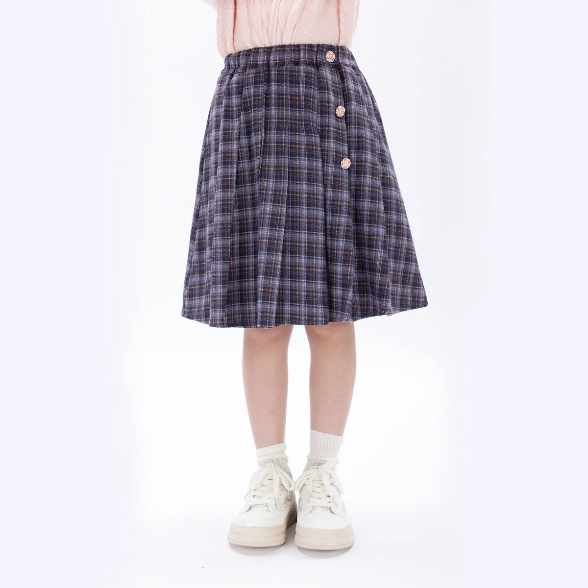 Casual Checked Skirt for Girls Image