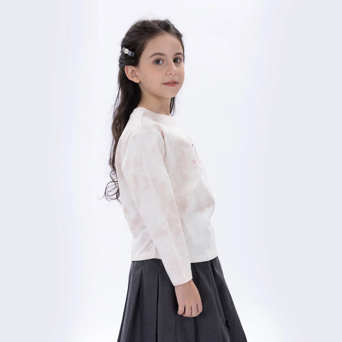 Casual Tie-Dye T.Shirt for Girls Image