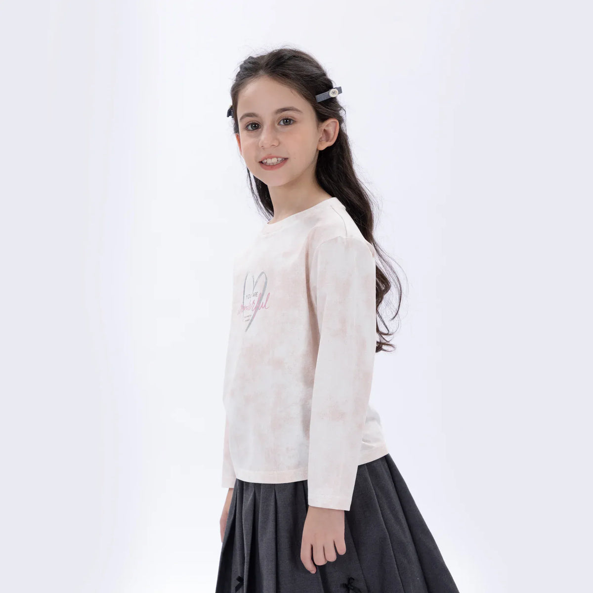 Casual Tie-Dye T.Shirt for Girls Image