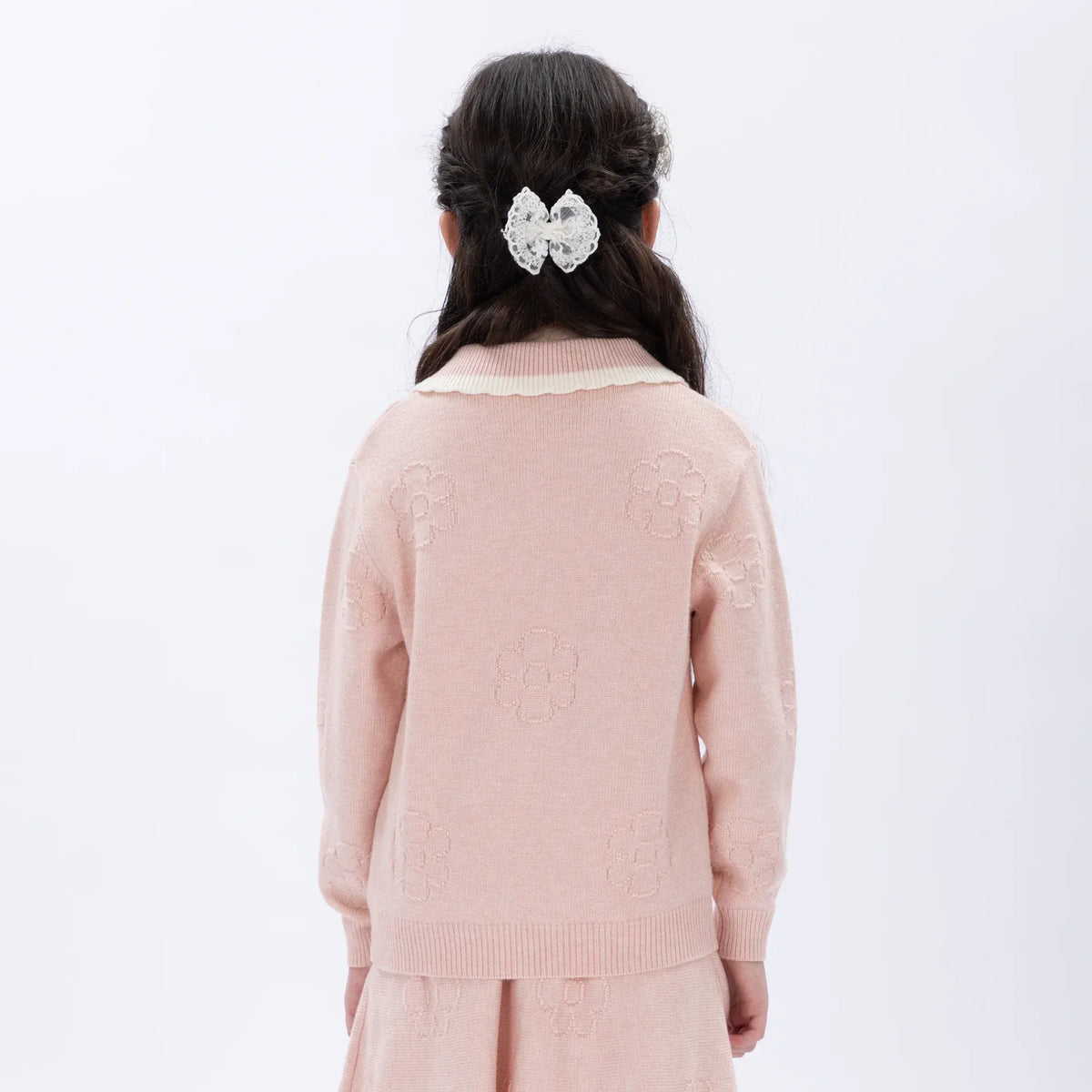 Casual Floral Sweater for Girls Image