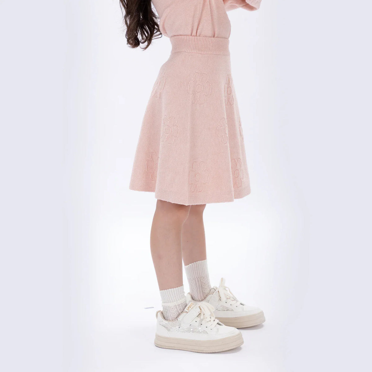 Casual Floral Skirt for Girls Image