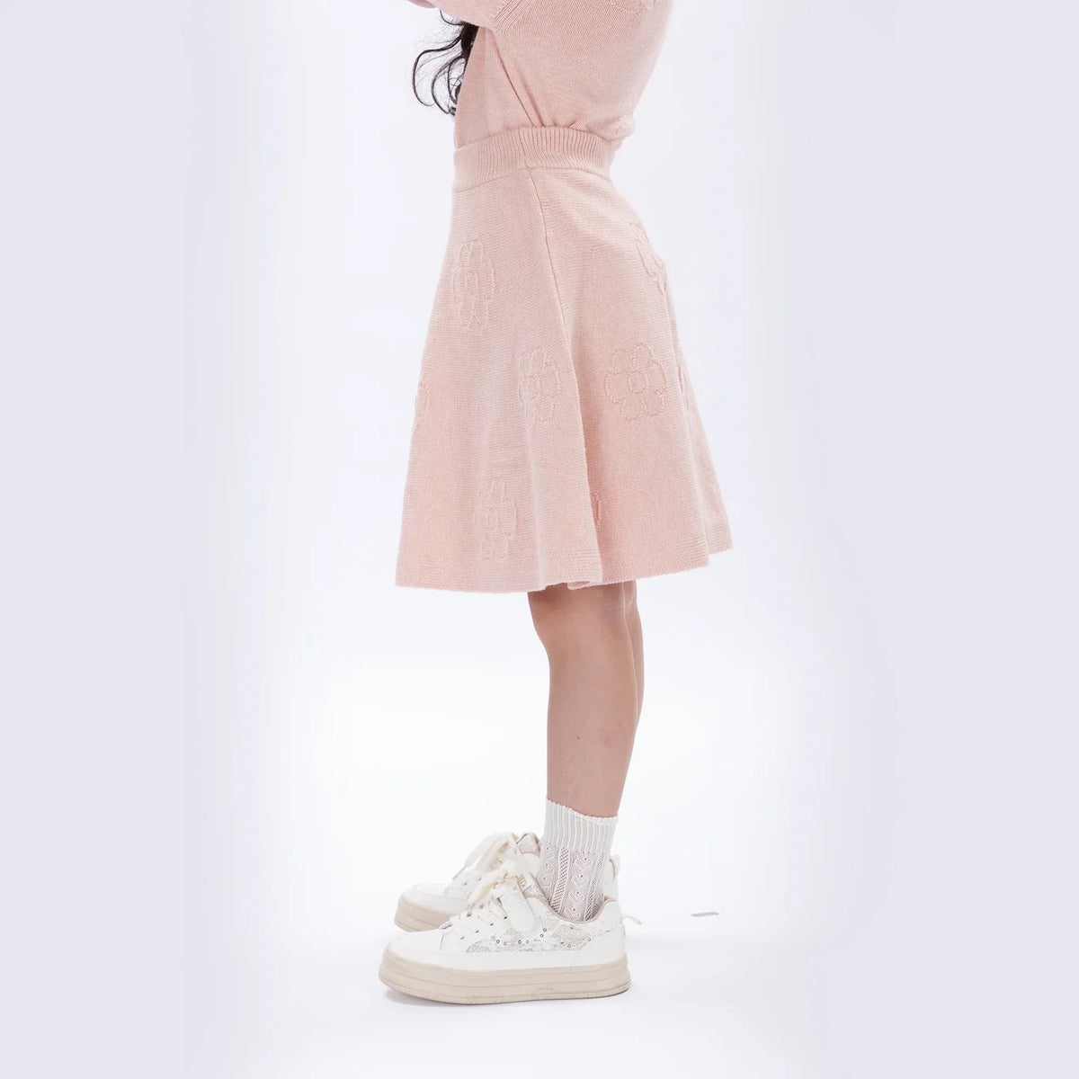 Casual Floral Skirt for Girls Image